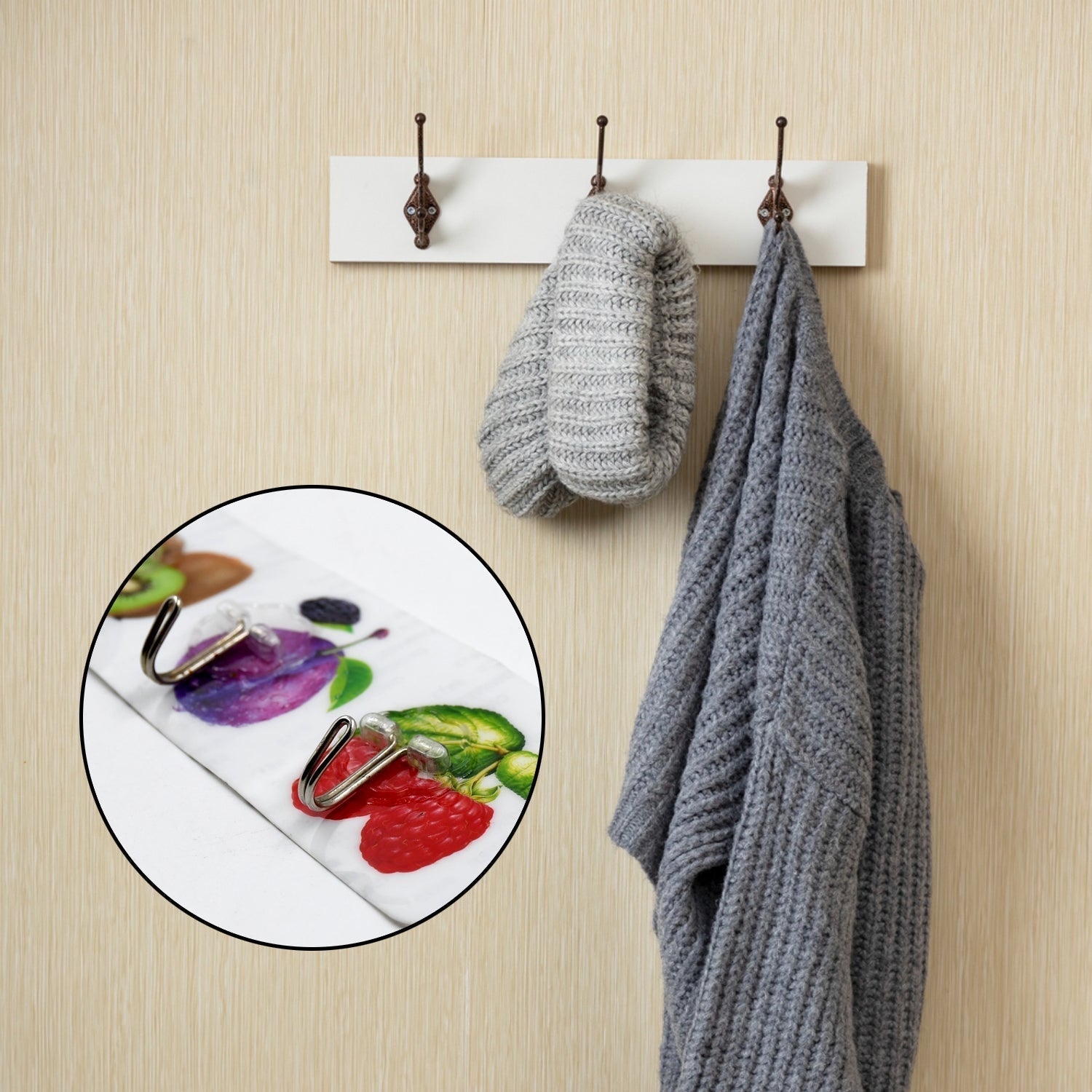 4868 TRANPARENT WALL HOOK, STRONG WALL HOOK, ADHESIVE HOOK, WALL HOOKS HIGH QUALITY PREMIUM HOOK FOR HOME , OFFICE , & MULTIUSE HOOK ( 6pc ) DeoDap 4868 TRANPARENT WALL HOOK, STRONG WALL HOOK, ADHESIVE HOOK, WALL HOOKS HIGH QUALITY PREMIUM HOOK FOR HOME , OFFICE , & MULTIUSE HOOK ( 6pc ) DeoDap